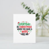 Funny Christmas Card for Husband From Wife シーズンカード (スタンド正面)