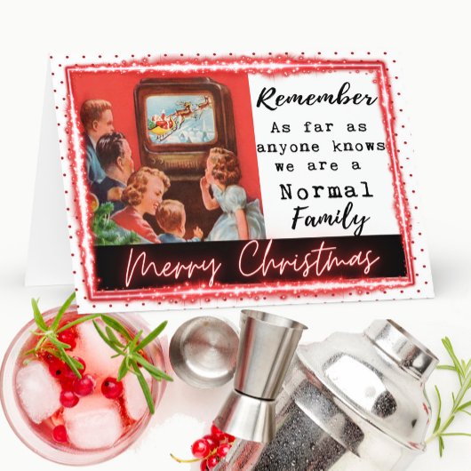 Funny Christmas Card Her Woman Best Friend Sassy サンキューカード