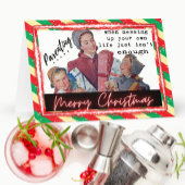 Funny Christmas Card Retro Best Friend "Parenting" カード