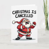 Funny Christmas Card Santa Claus Christmas カード (正面)