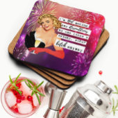 Funny Christmas Coaster Retro Best Friend NYE コースター