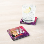Funny Christmas Coaster Retro Best Friend NYE コースター (右側)