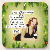 Funny Christmas Coaster Retro Best Friend XMAS コースター (正面)