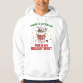 Funny Christmas Coffee Lover Sweatshirt" パーカ (正面)