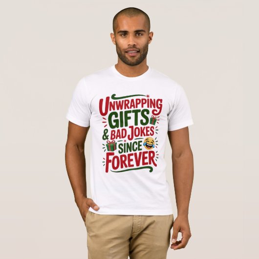 Funny Christmas Dad Joke Shirt Tシャツ (正面フル)