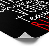 Funny Christmas Dasher Dancer Prancer Vixen Whiske ポスター (角)