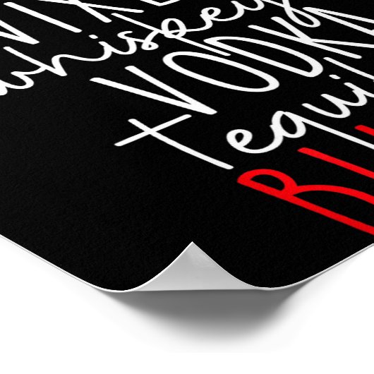 Funny Christmas Dasher Dancer Prancer Vixen Whiske ポスター (角)