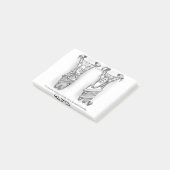 Funny Christmas Decoration Cartoon Humor ポストイット (アングル)