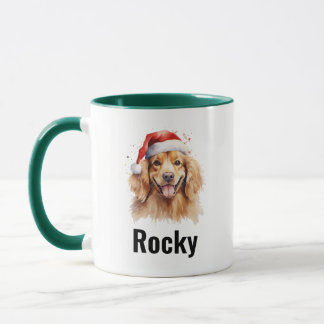 Funny Christmas Dog Mug Holiday Gift Pet Lover マグカップ