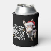 Funny Christmas Donkey Lovers Farm Holiday Animal 缶クーラー (缶正面)