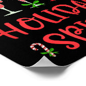 Funny Christmas Drinking I'm Full Of Holiday Srit  ポスター (角)