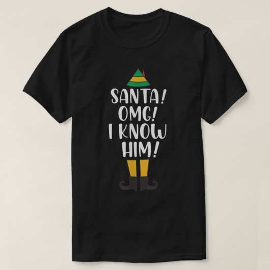 Funny Christmas Elf Holiday Design Tシャツ (デザイン正面)