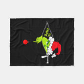 Funny Christmas Ew People Men Women Kid Boys Girls フリースブランケット (正面(横))