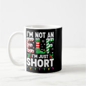Funny Christmas Family Pajamas I'm Not An Elf I'm コーヒーマグカップ (左)