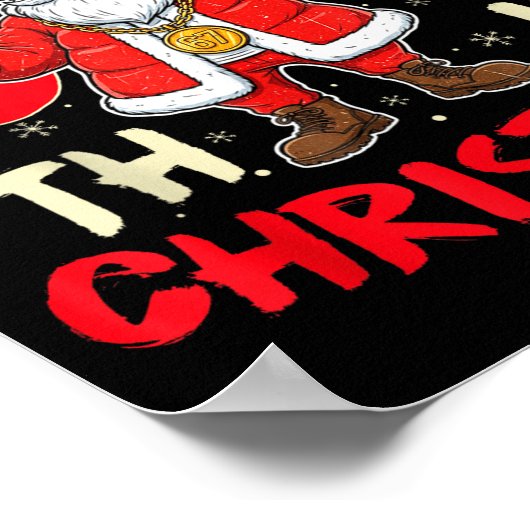 Funny Christmas Feeling 6 7 This Christmas Meme Sa ポスター (角)