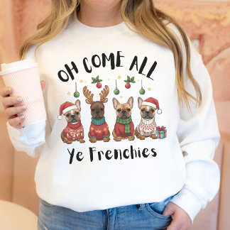 Funny Christmas Gift For French Bulldog Owner スウェットシャツ