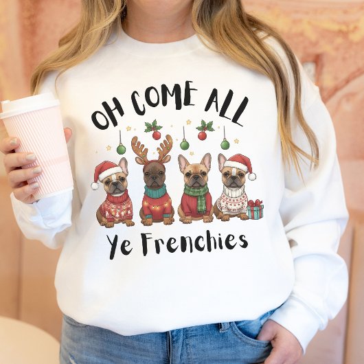 Funny Christmas Gift For French Bulldog Owner スウェットシャツ