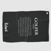 Funny Christmas Gifts For Golfers Personalized Gag ゴルフタオル (横)