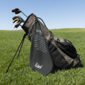 Funny Christmas Gifts For Golfers Personalized Gag ゴルフタオル (グリーン)