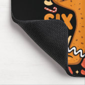 Funny Christmas Gingerbread Cookie Dab Six Seven 6 マウスパッド (コーナー)