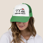 Funny Christmas golf hat | Kiss my putt キャップ (インサイチュ)