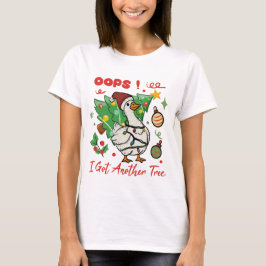 Funny Christmas Goose T-Shirt – Oops Tシャツ