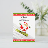 Funny Christmas Holiday Card シーズンポストカード (スタンド正面)