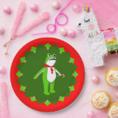 Funny Christmas Holiday Party ペーパープレート (パーティー)