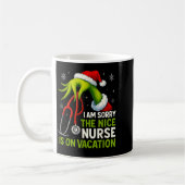 Funny Christmas I Am Sorry The Niche Nurse Medical コーヒーマグカップ (左)