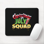 Funny Christmas In July Squad Shirt Summer Group S マウスパッド (マウス)