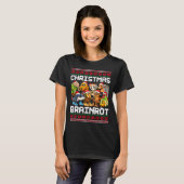 Funny Christmas Italian Brain Rot For Men Women Bo Tシャツ (正面フル)