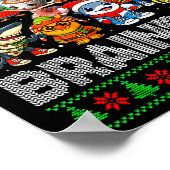 Funny Christmas Italian Brain Rot Italian Brainrot ポスター (角)