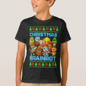 Funny Christmas Italian Brain Rot Italian Brainrot Tシャツ (正面)