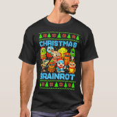 Funny Christmas Italian Brain Rot Italian Brainrot Tシャツ (正面)
