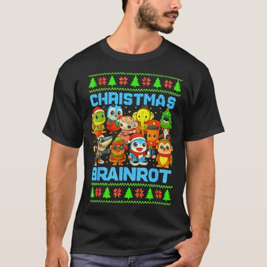 Funny Christmas Italian Brain Rot Italian Brainrot Tシャツ (正面)