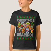 Funny Christmas Italian Brain Rot Italian Brainrot Tシャツ (正面)