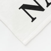 Funny Christmas Matching Couple Naughty Nice Photo フリースブランケット (角)