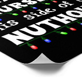 Funny Christmas Matching Group Work Jolliest Bunch ポスター (角)