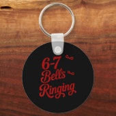 Funny Christmas Meme 6-7 67 Bells Are Ringing Humo キーホルダー (正面)