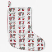 Funny Christmas Meme Six Seven 67 6 7 Holiday スモールクリスマスストッキング (正面)