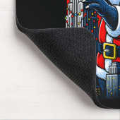 Funny Christmas Monster Santazilla Holiday Dinosau マウスパッド (コーナー)