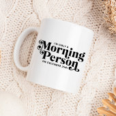 Funny Christmas Morning December 25th ツートーンマグカップ