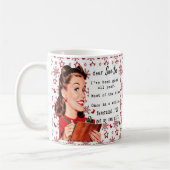 Funny Christmas Mug Best Friend "Dear Santa" コーヒーマグカップ (左)