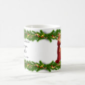 Funny Christmas Mug Best Friend "Deck the Halls" コーヒーマグカップ (中央)