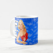 Funny Christmas Mug Best Friend "Give me Diamonds" コーヒーマグカップ (正面左)
