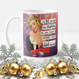 Funny Christmas Mug Best Friend NYE Resolutions コーヒーマグカップ