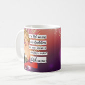Funny Christmas Mug Best Friend NYE Resolutions コーヒーマグカップ (正面左)
