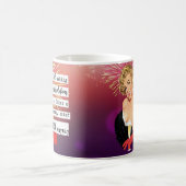 Funny Christmas Mug Best Friend NYE Resolutions コーヒーマグカップ (中央)
