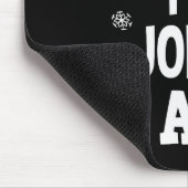 Funny Christmas Naughty Adults Pajama, Santa I'm J マウスパッド (コーナー)