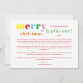 Funny Christmas & New Beginnings 3 Multi Photos シーズンカード (裏面)